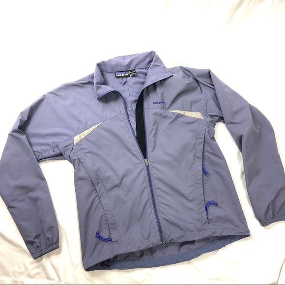 Women’s Patagonia Purple Windbreaker Jacket Medium - Picture 2 of 12